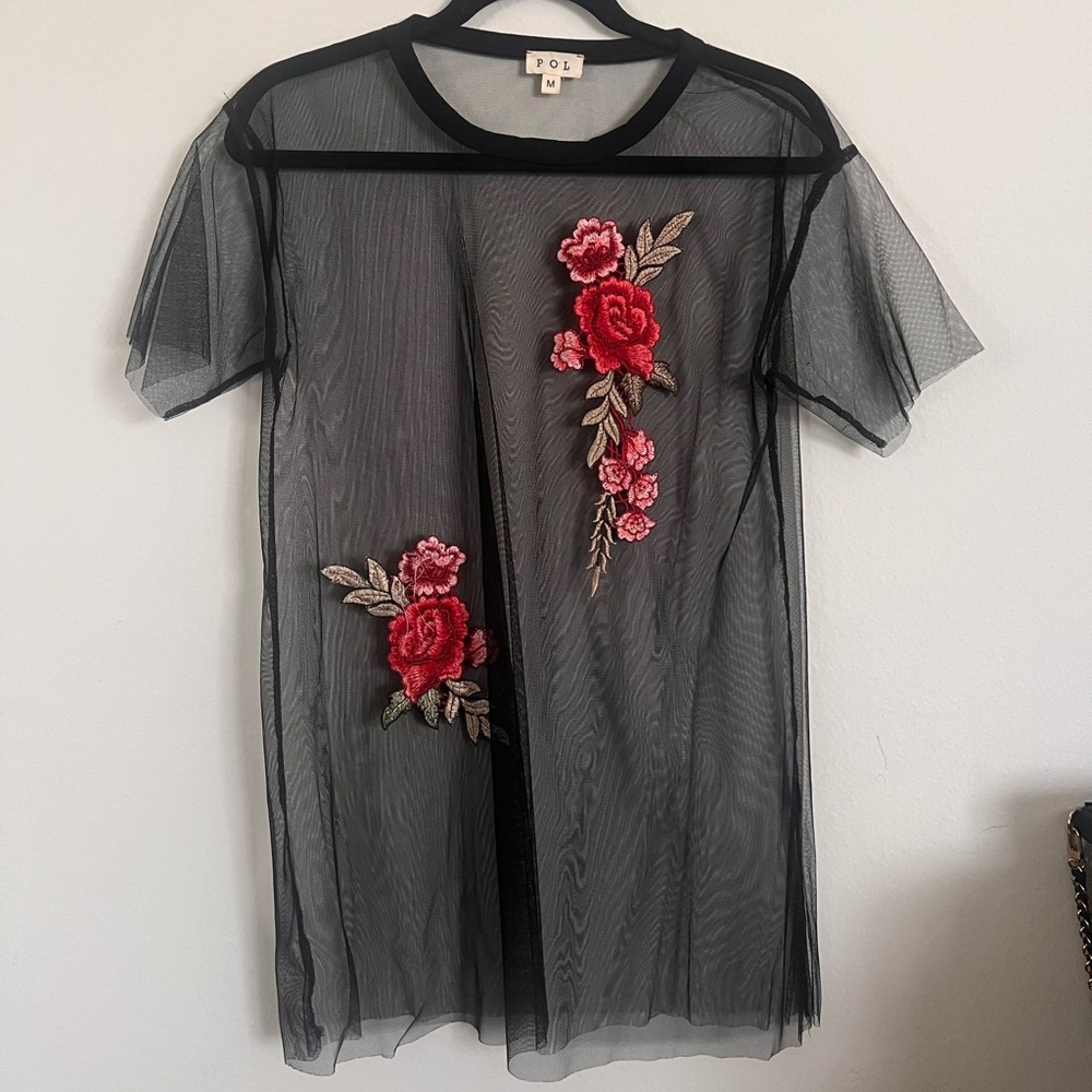 LF Sheer Cover Up Tshirt